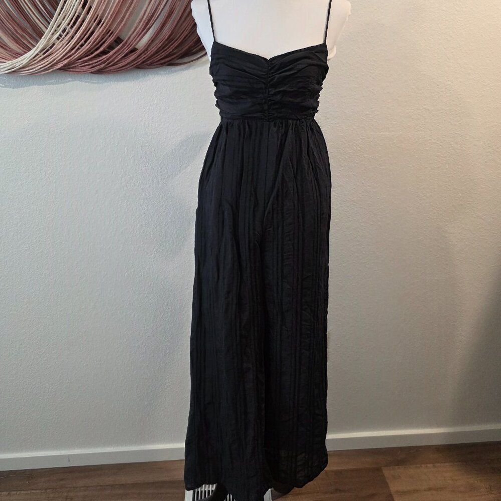 Lush Striped Jumpsuit Sz S